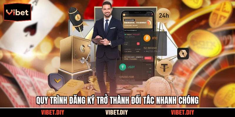 Quy trình đăng ký trở thành đối tác nhanh chóng
